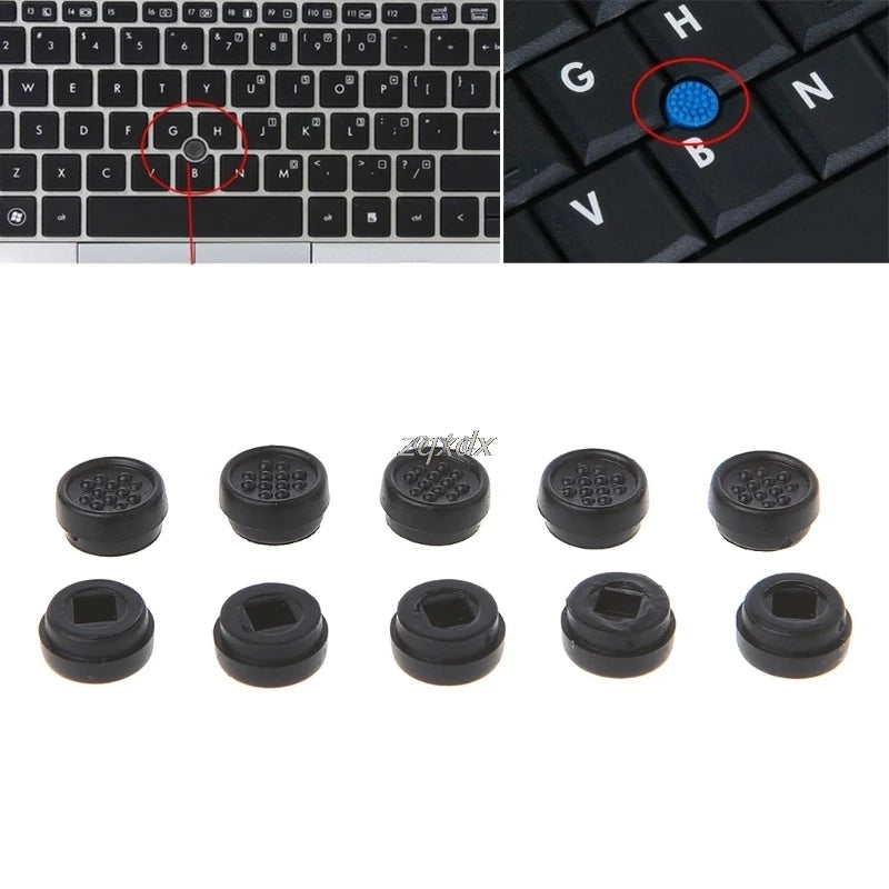 10PCS Trackpoint Pointer Mouse Stick Point Cap For DELL Laptop Keyboard Black/blue color Z09 Drop ship