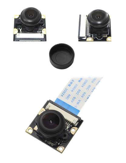 Raspberry Pi 4 Camera 5MP Night Vision 1080P Optional Wide Angle Fisheye IR-CUT Camera FF AF for Raspberry Pi 4B 3B+ 3B Zero