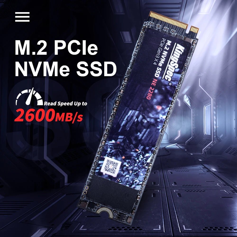 KingSpec M2 SSD NVMe 256GB 512GB 1TB 128GB M.2 NMVe 2280 PCIe 3.0 Hard Disk Internal Solid State Drive for Laptop Desktop